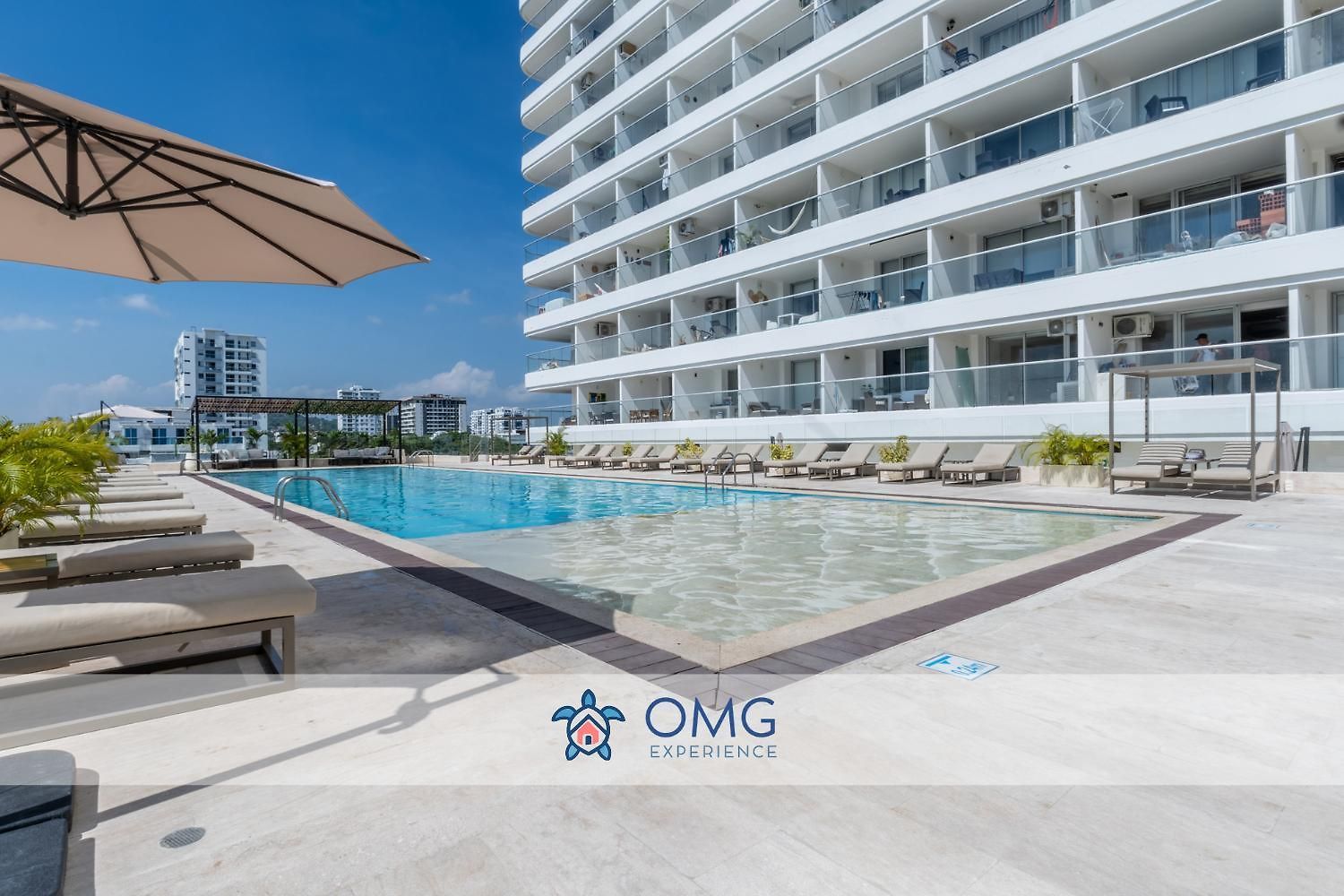 Apartamento Cómoda Con Dos Camas Queen Piscina Cb1031 *